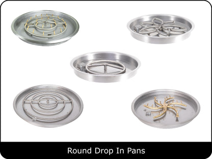 Round Drop In Pan & Burner Kits