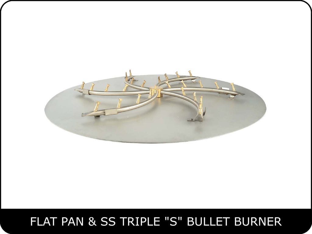 Round Flat Pan & Burner Kits