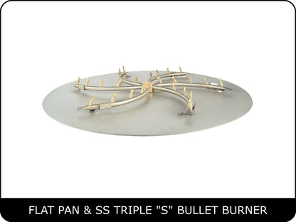 Round Flat Pan & Burner Kits