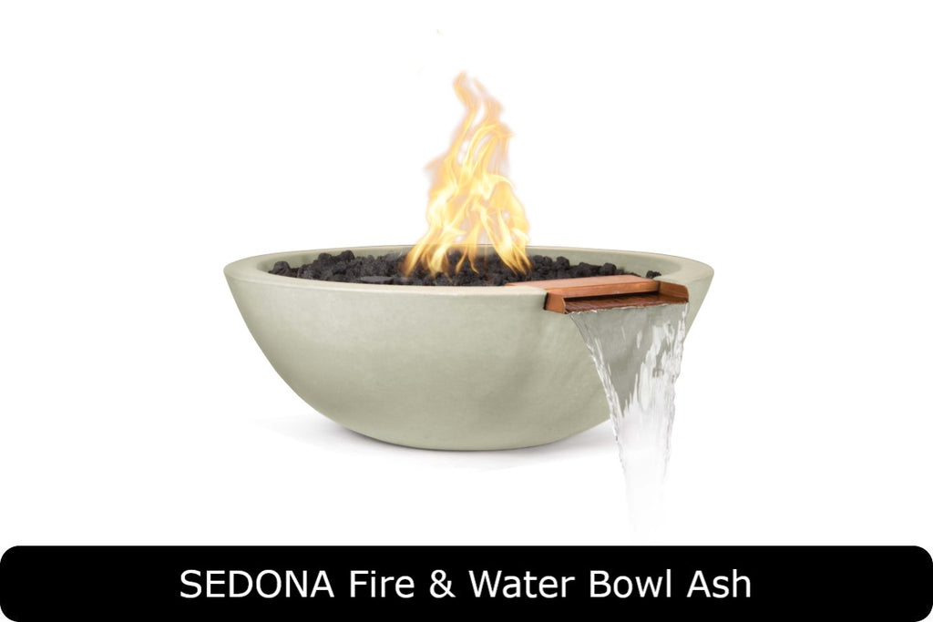 The Outdoor Plus Sedona Round Fire & Water Bowl