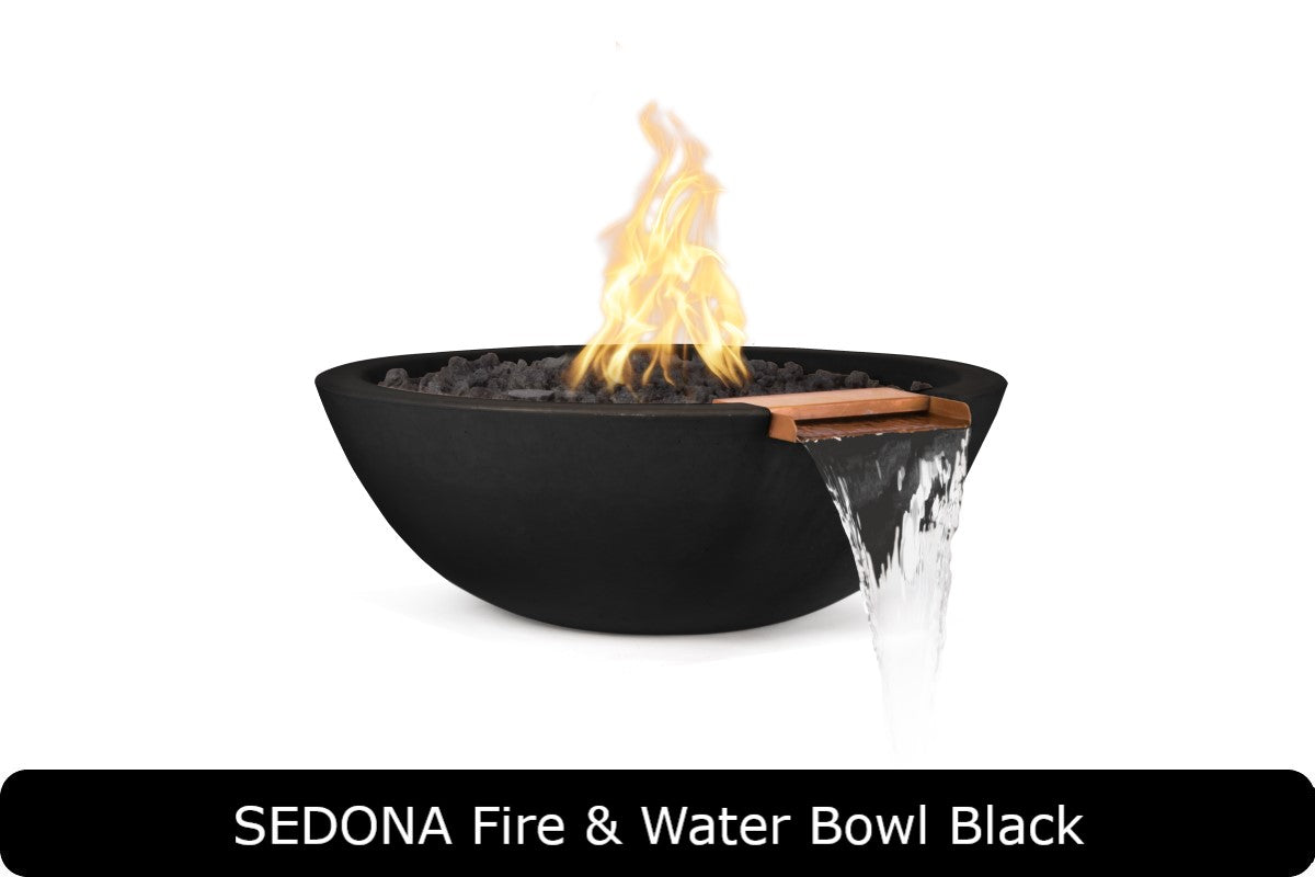 The Outdoor Plus Sedona Round Fire & Water Bowl