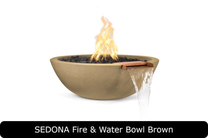 The Outdoor Plus Sedona Round Fire & Water Bowl