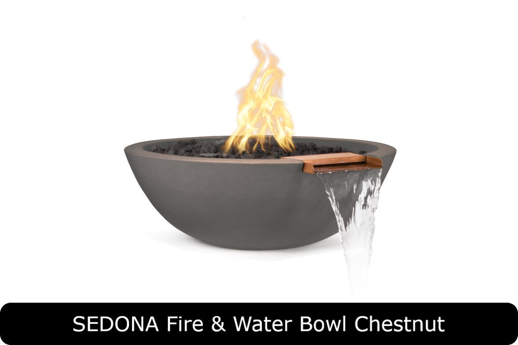 The Outdoor Plus Sedona Round Fire & Water Bowl