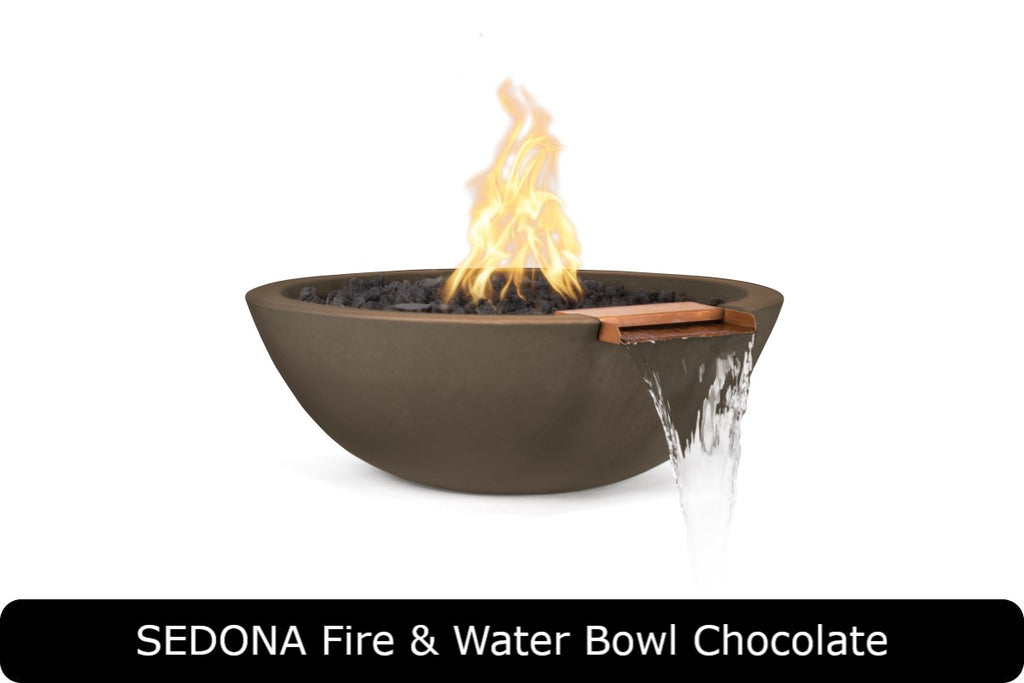 The Outdoor Plus Sedona Round Fire & Water Bowl