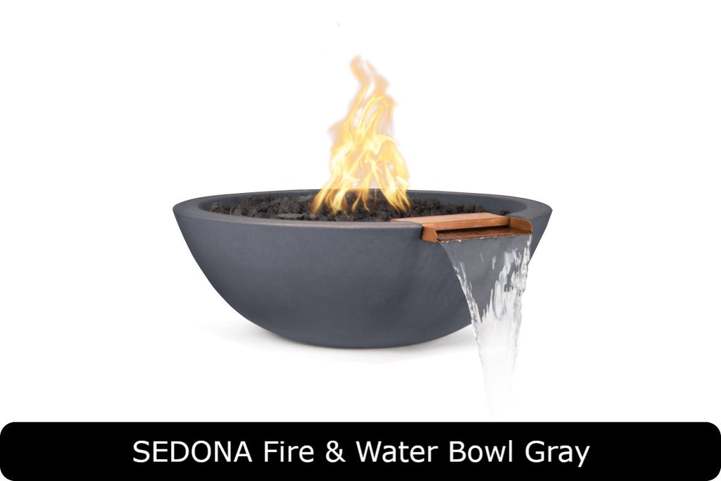 The Outdoor Plus Sedona Round Fire & Water Bowl