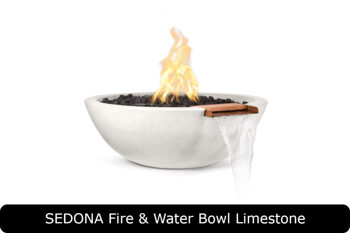 The Outdoor Plus Sedona Round Fire & Water Bowl