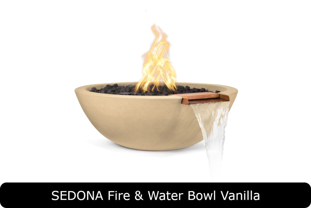 The Outdoor Plus Sedona Round Fire & Water Bowl