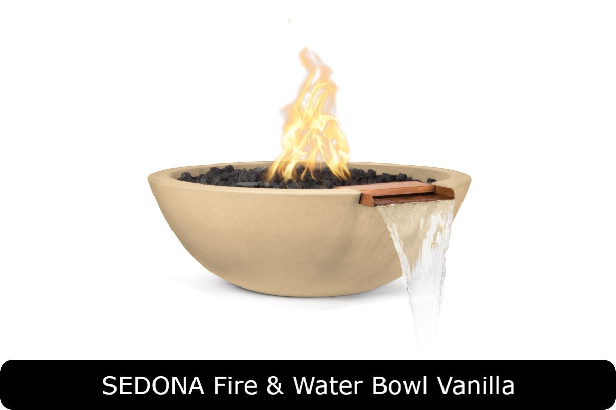 The Outdoor Plus Sedona Round Fire & Water Bowl
