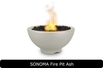 The Outdoor Plus Sonoma 38in Round Gas Fire Pit