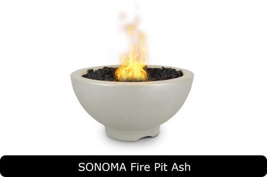 The Outdoor Plus Sonoma 38in Round Gas Fire Pit