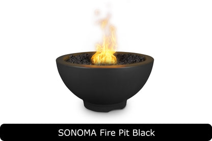 The Outdoor Plus Sonoma 38in Round Gas Fire Pit