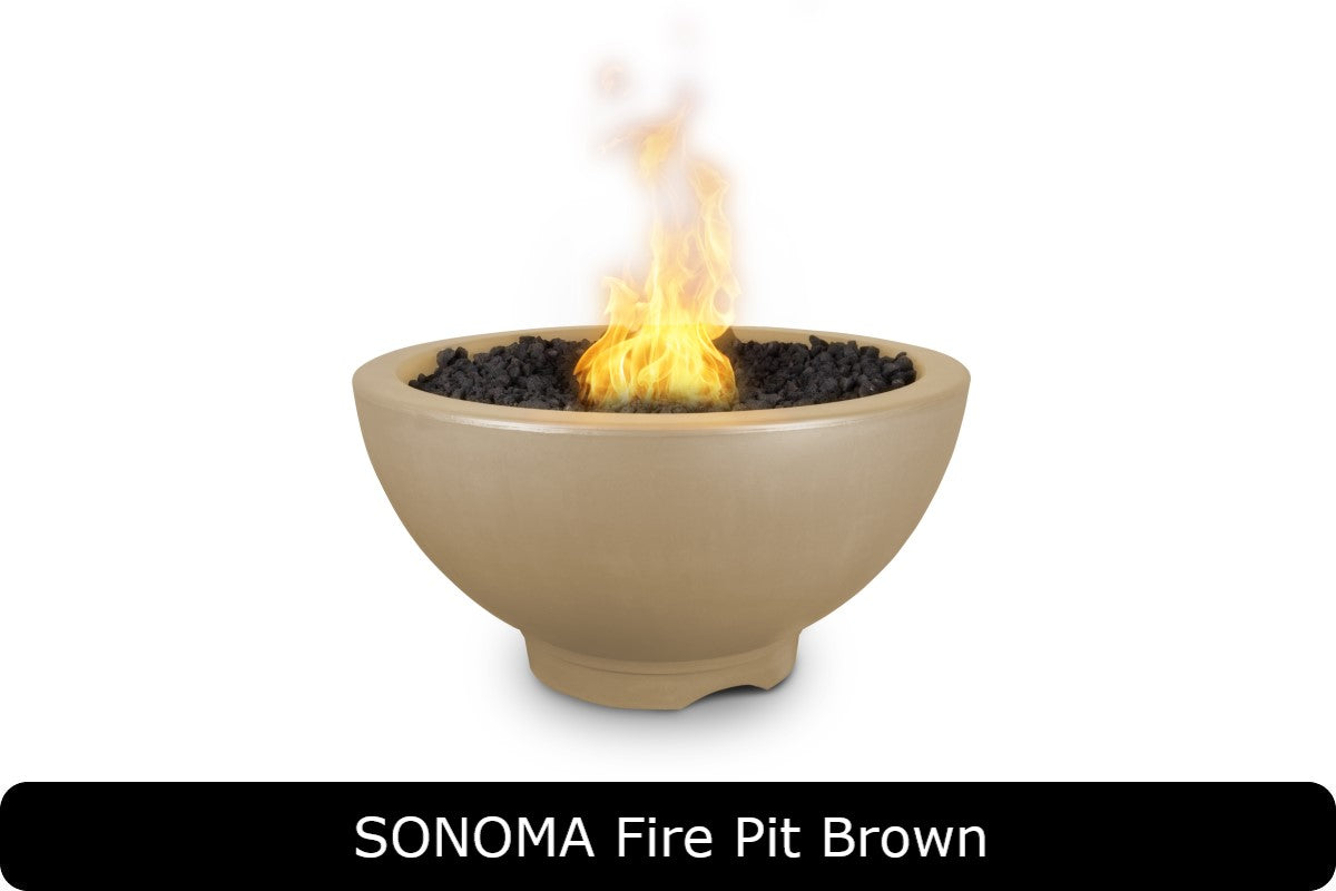 The Outdoor Plus Sonoma Gas Fire Pit Round