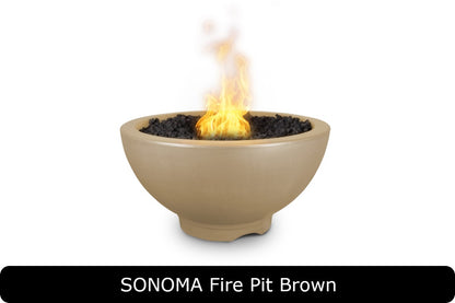 The Outdoor Plus Sonoma 38in Round Gas Fire Pit