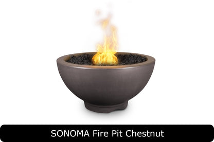 The Outdoor Plus Sonoma 38in Round Gas Fire Pit