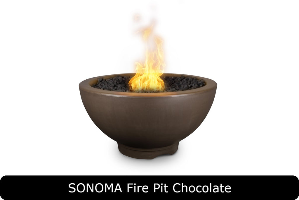 The Outdoor Plus Sonoma Gas Fire Pit Round