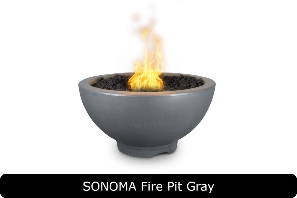 The Outdoor Plus Sonoma Gas Fire Pit Round