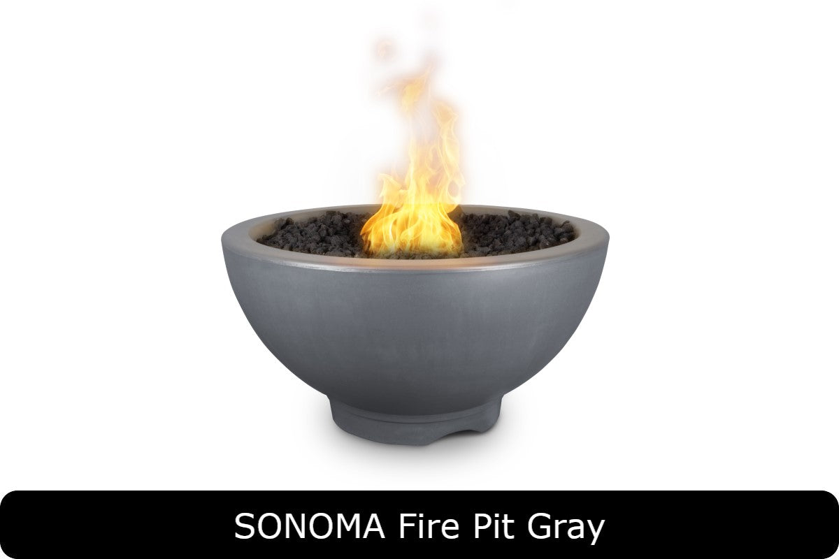 The Outdoor Plus Sonoma Gas Fire Pit Round