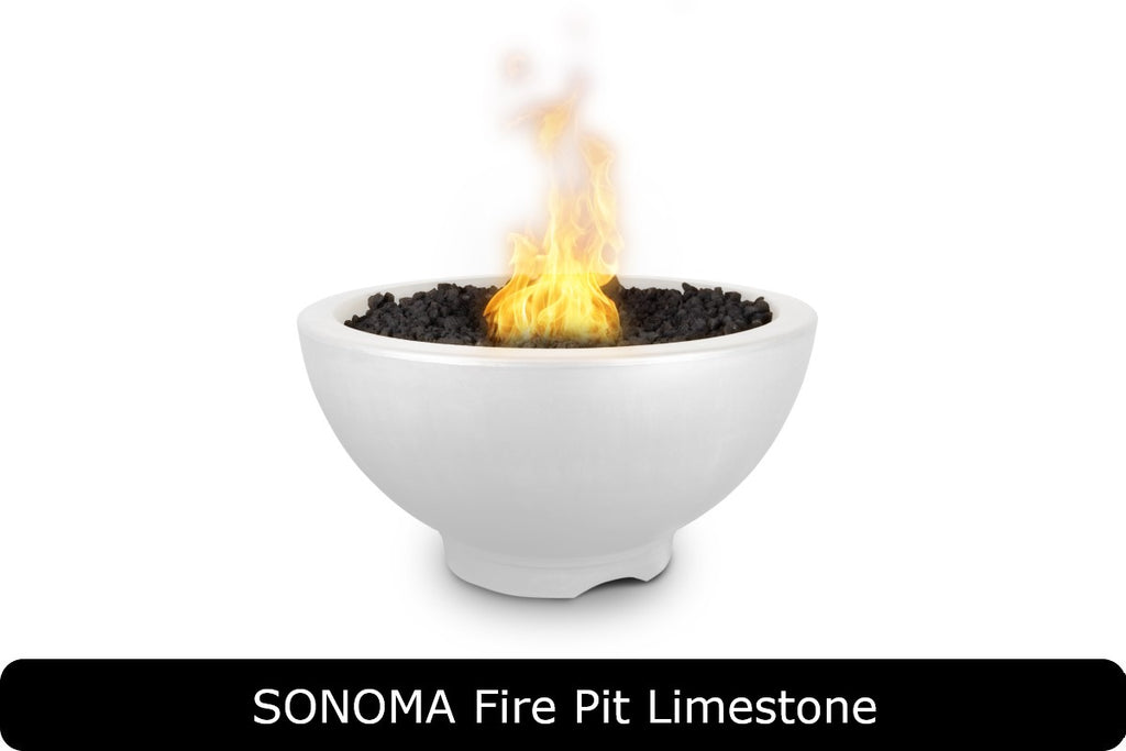 The Outdoor Plus Sonoma Gas Fire Pit Round