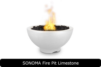 The Outdoor Plus Sonoma 38in Round Gas Fire Pit