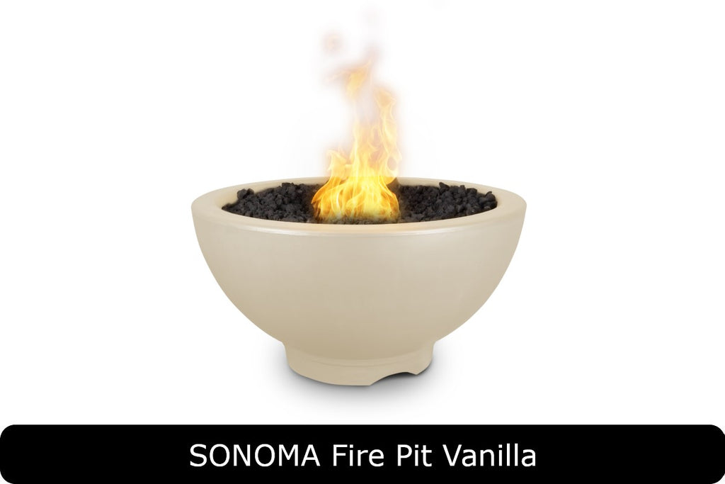 The Outdoor Plus Sonoma Gas Fire Pit Round
