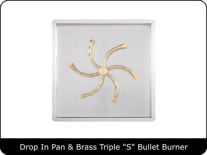Square Drop In Pan & Burner Kits