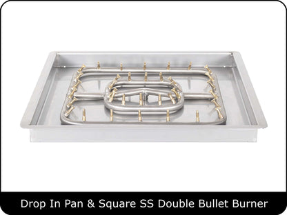 Square Drop In Pan & Burner Kits