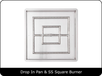 Square Drop In Pan & Burner Kits
