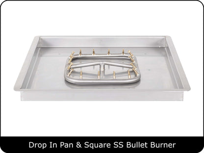 Square Drop In Pan & Burner Kits