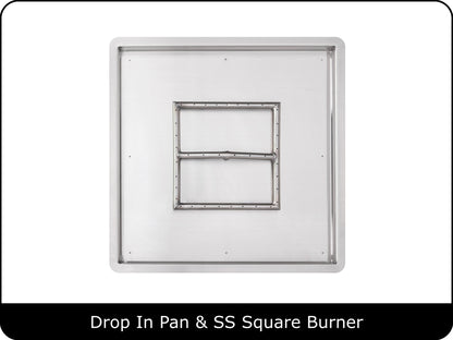 Square Drop In Pan & Burner Kits