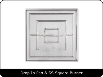 Square Drop In Pan & Burner Kits