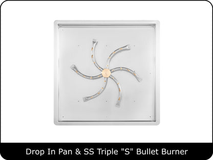 Square Drop In Pan & Burner Kits