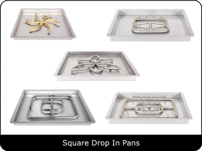 Square Drop In Pan & Burner Kits