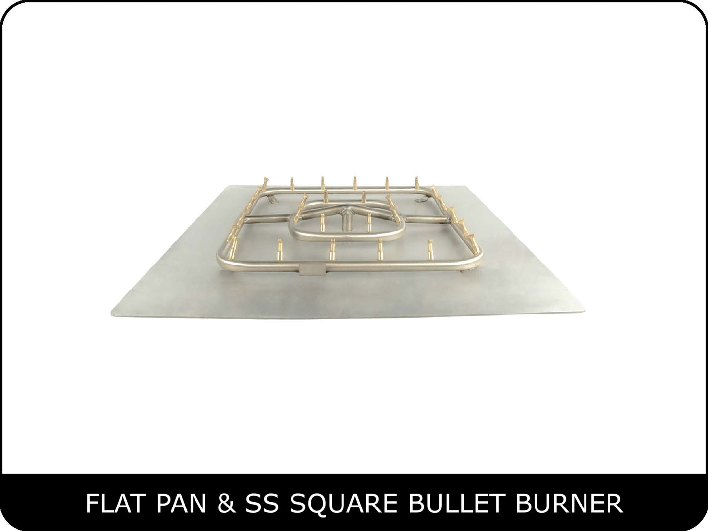 Square Flat Pan & Burner Kits