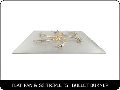 Square Flat Pan & Burner Kits