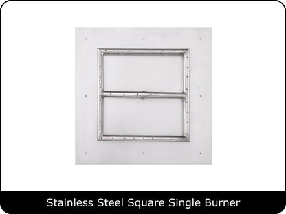 Square Lipless Drop In Pan & Burner Kits