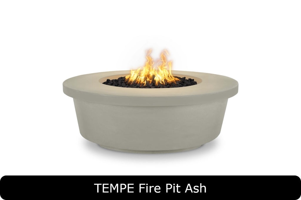 The Outdoor Plus Tempe Round Gas Fire Pit Table