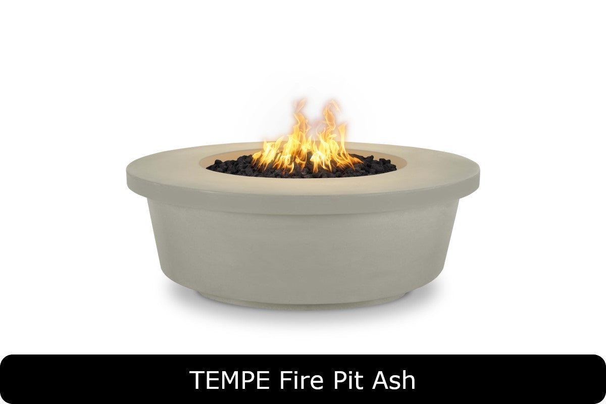 The Outdoor Plus Tempe Round Gas Fire Pit Table