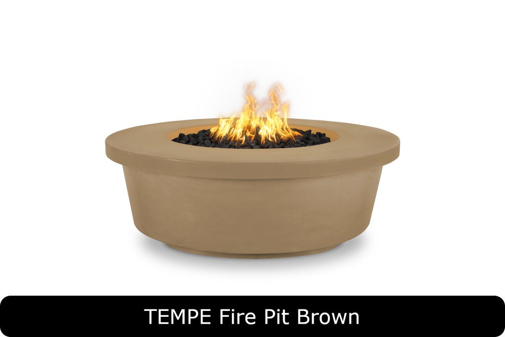 The Outdoor Plus Tempe Round Gas Fire Pit Table