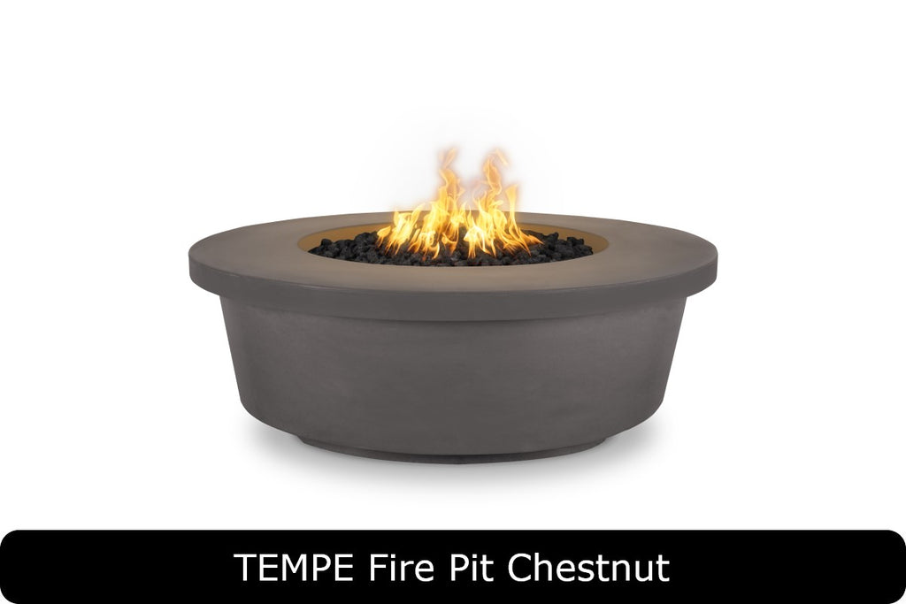 The Outdoor Plus Tempe Round Gas Fire Pit Table