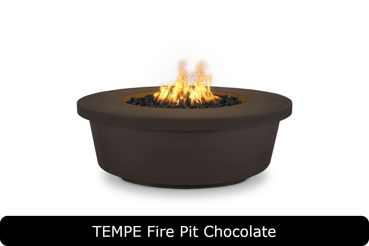 The Outdoor Plus Tempe Round Gas Fire Pit Table