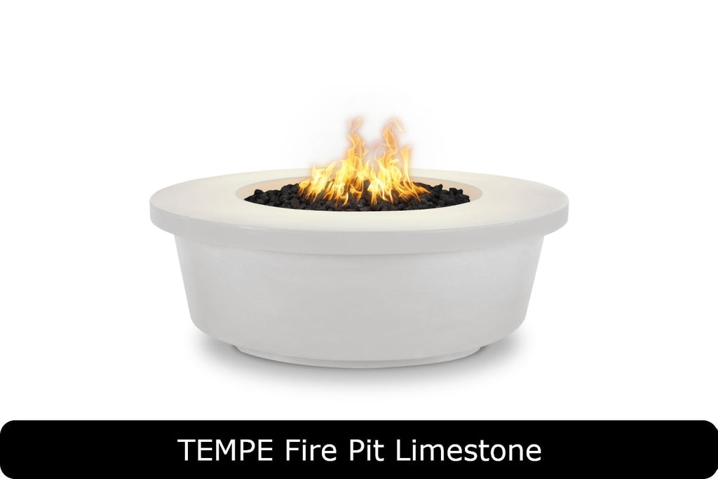 The Outdoor Plus Tempe Round Gas Fire Pit Table