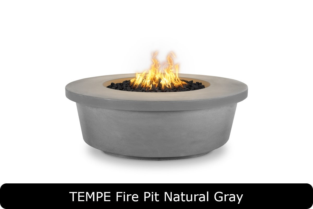 The Outdoor Plus Tempe Round Gas Fire Pit Table
