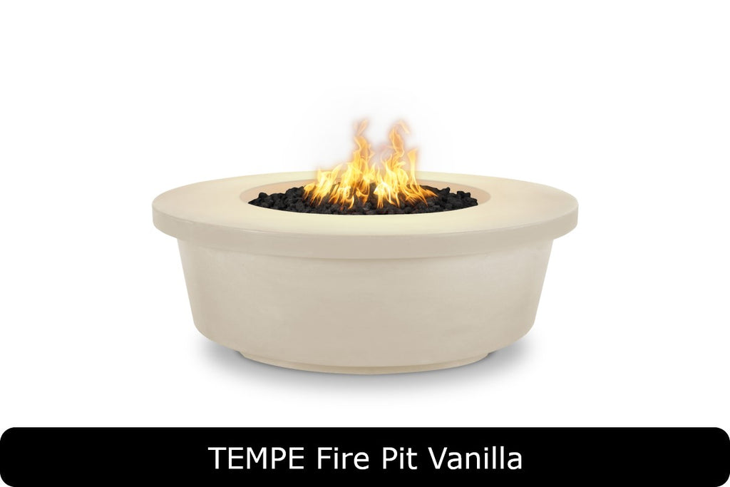 The Outdoor Plus Tempe Round Gas Fire Pit Table