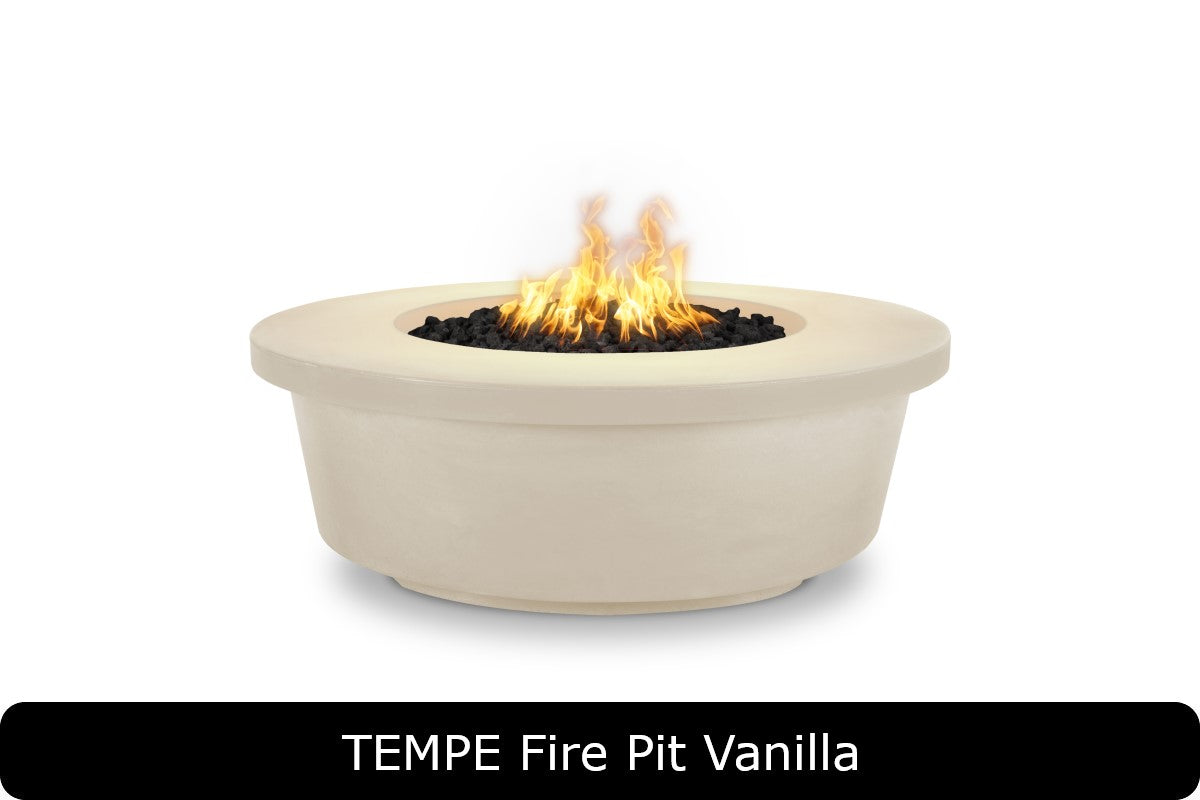 The Outdoor Plus Tempe Round Gas Fire Pit Table