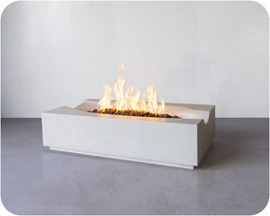 Freedom Fire Pits Redwood Gas Fire Pit Table