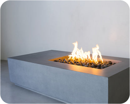The Freedom Collection Big Bend Rectangle Gas Fire Table