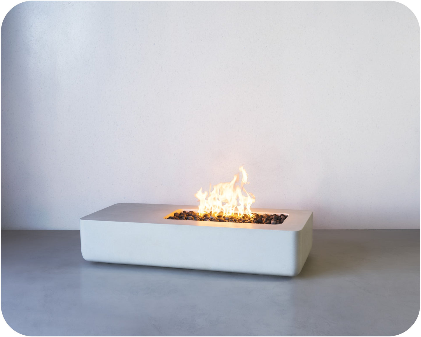 The Freedom Collection Big Bend Rounded Rectangle Gas Fire Table