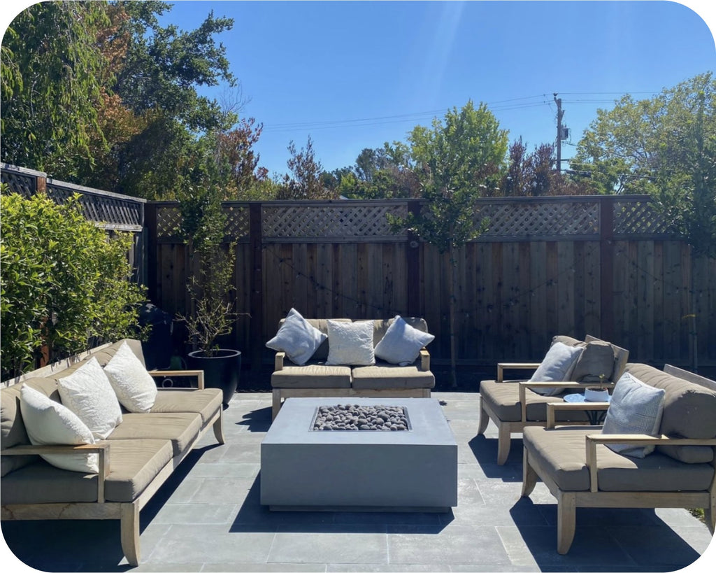 Freedom Fire Pits Biscayne Square Gas Fire Pit Table