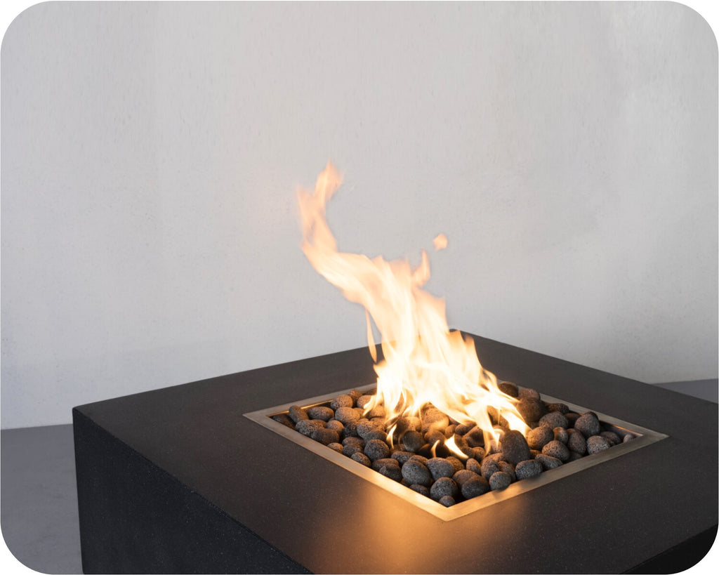 Freedom Fire Pits Biscayne Square Gas Fire Pit Table