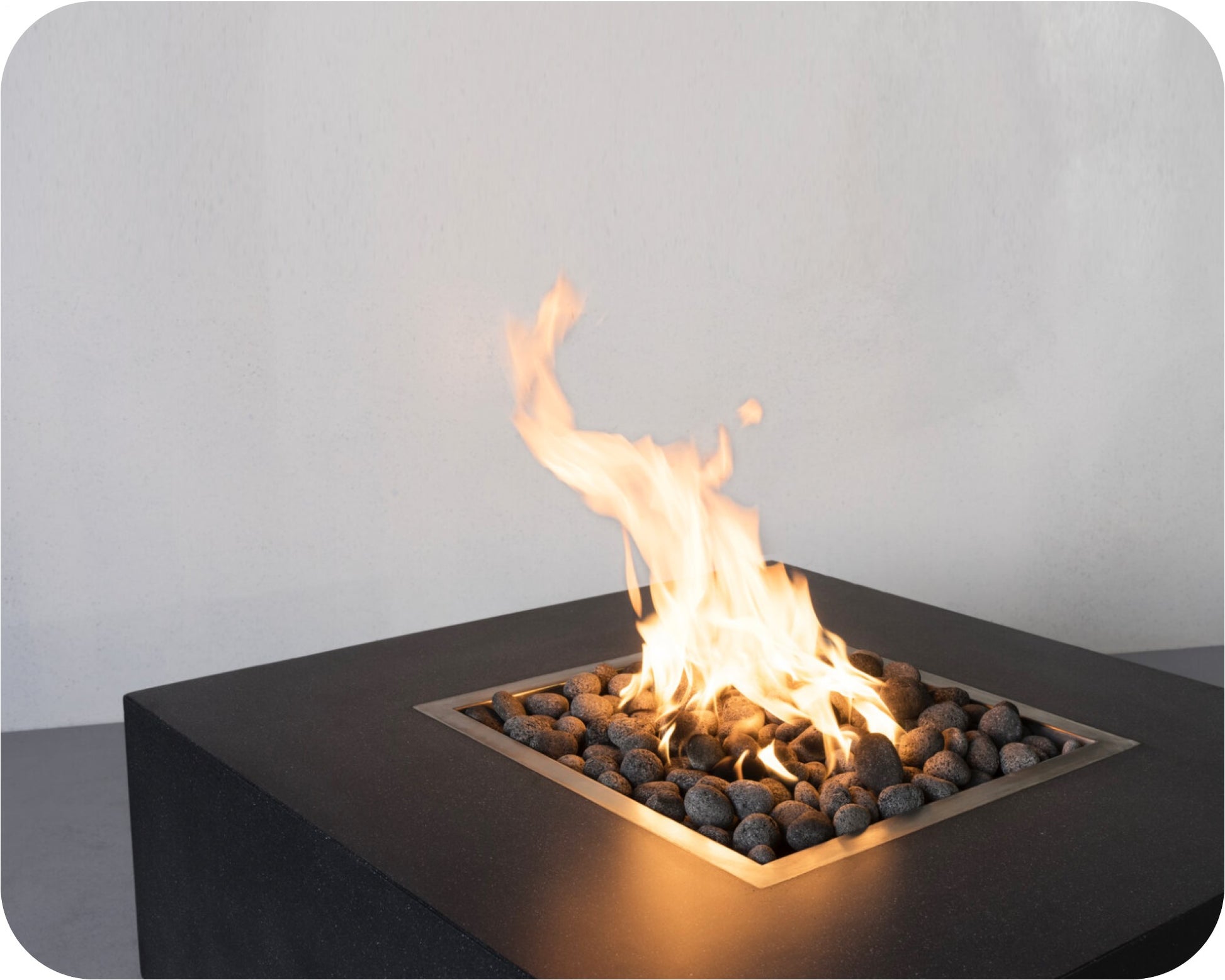 Freedom Fire Pits Biscayne Square Gas Fire Pit Table
